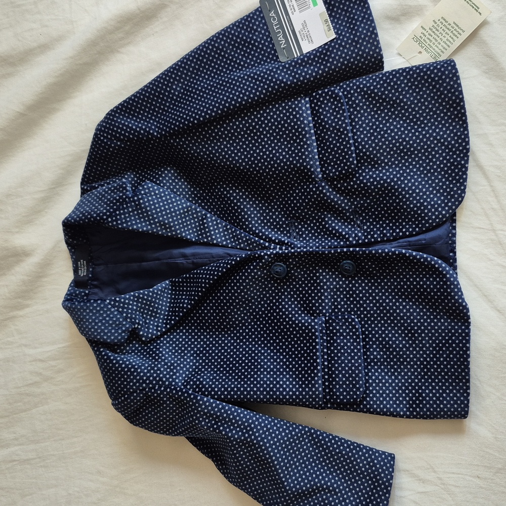 Nautical blazer jacket for toddler
